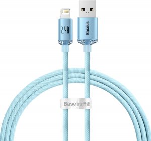 Kabel USB Baseus USB-A - Lightning 1.2 m Niebieski (BSU3633) 1