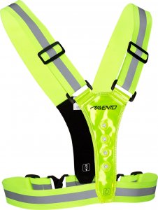 Avento Kamizelka odblaskowa ładowana USB szelki LED AVENTO uni 2
