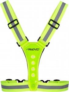 Avento Kamizelka odblaskowa ładowana USB szelki LED AVENTO uni 3