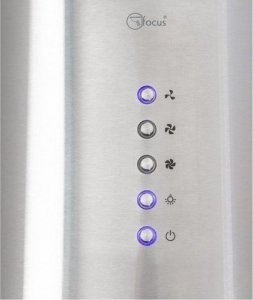 Okap Focus Okap kominowy przyścienny Focus Osaka inox 4