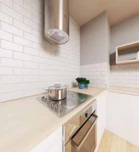 Okap Focus Okap kominowy przyścienny Focus Osaka inox 8