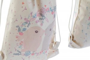 DKD Home Decor Worek na buty ze sznurkami DKD Home Decor Rabbits (2 pcs) (28 x 0.5 x 36 cm) 3
