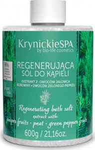Krynickie Spa Krynickie SPA sól do kąpieli czarna sosna 600g 1