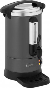 Royal Catering Zaparzacz do kawy herbaty z kranem i tacką ociekową 6 l 950 W szary Zaparzacz do kawy herbaty z kranem i tacką ociekową 6 l 950 W szary 2