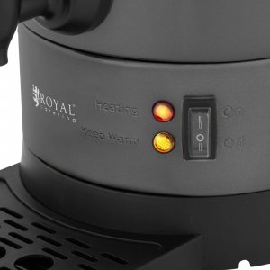 Royal Catering Zaparzacz do kawy herbaty z kranem i tacką ociekową 6 l 950 W szary Zaparzacz do kawy herbaty z kranem i tacką ociekową 6 l 950 W szary 4