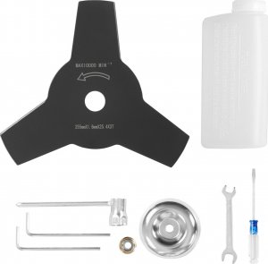 Hillvert Kosa podkaszarka spalinowa z ostrzem i żyłką 2.1 kW 8700 obr./min Kosa podkaszarka spalinowa z ostrzem i żyłką 2.1 kW 8700 obr./min 9