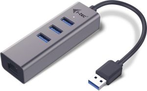 HUB USB I-TEC 1x RJ-45  + 3x USB-A 3.0 (U3METALG3HUB) 1