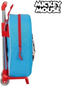Mickey Mouse Clubhouse Plecak szkolny 3D z kółkami 705 Mickey Mouse Clubhouse Jasnoniebieski 2