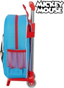 Mickey Mouse Clubhouse Plecak szkolny 3D z kółkami 705 Mickey Mouse Clubhouse Jasnoniebieski 3