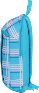 Benetton Plecak Casual Benetton Tartan Niebieski Wielokolorowy (22 x 39 x 10 cm) 2