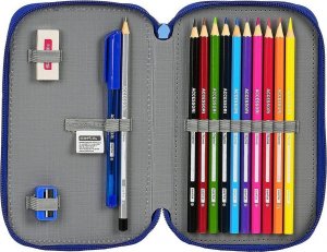 Piórnik Blackfit8 Piórnik potrójny BlackFit8 Go Girls Niebieski (28 pcs) 3