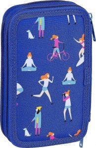 Piórnik Blackfit8 Piórnik potrójny BlackFit8 Go Girls Niebieski (28 pcs) 6