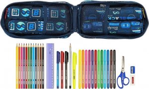 Piórnik Blackfit8 Piórnik w kształcie Plecaka BlackFit8 Retro Granatowy (33 Części) 2