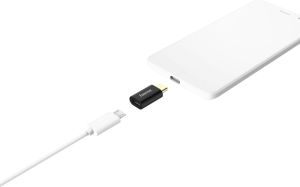 Adapter USB Hama USB-C - microUSB Czarny  (001783990000) 6