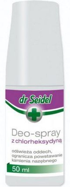 Dr Seidel Deo-Spray z chlorheksydyną - higiena jamy ustnej 50ml 1