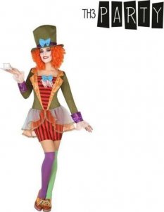 BigBuy Carnival Kostium dla Dorosłych Szalona dziewczyna kapelusznika - XS/S 1