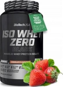 BioTechUSA Biotech USA Iso Whey Zero Black 908g Strawberry 1