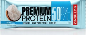 Nutrend NUTREND Premium Protein 50% 50g BATON BIAŁKOWY Coconut 1