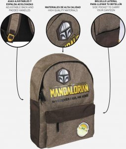 The mandalorian Plecak Casual The Mandalorian Kolor Zielony (31 x 44 x 16 cm) 5