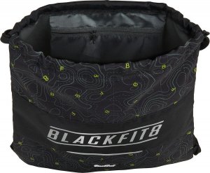 Blackfit8 Worek na buty ze sznurkami Topography BlackFit8 M196A Czarny Kolor Zielony 3