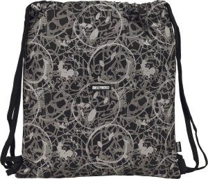 Smiley Worek na buty ze sznurkami Urban Flow Smiley Urban flow Czarny (35 x 40 x 1 cm) 2