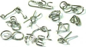 G3 OUTLET Łamigłówki metalowe 12 SZTUK (metalowe pudełko) 3