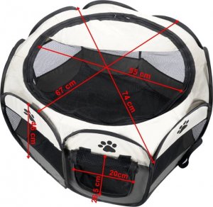 Leobert Kojec dla psa/kota 74x74x43cm - szary 3