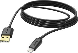 Kabel USB Hama USB-A - Lightning 3 m Czarny (001737870000) 1