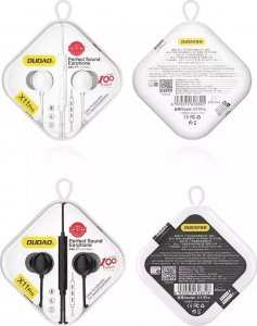 Słuchawki Dudao Dudao dokanałowe słuchawki zestaw słuchawkowy z pilotem i mikrofonem mini jack 3,5 mm czarny (X11Pro black) 4