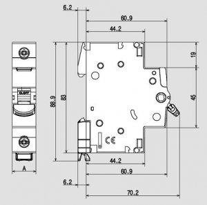Legrand Wył.nadpr.6kA AC 1p C16A S-301 Legrand TX3 403434 2