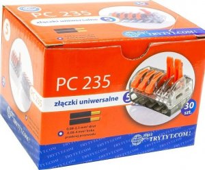 Szybkozłączka Trytyt Złączka samozac 5x0,2-4mm klik pc 235 trytyt 30szt 1