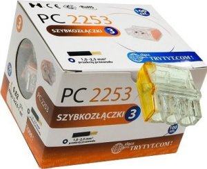 Szybkozłączka Trytyt Złączka samozaciskowa 3x2,5  PC 2253 100szt 1