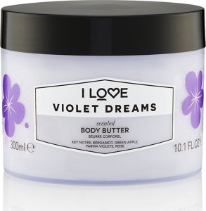 I LOVE_Scented Body Butter nawilżające masło do ciała Violet Dreams 300ml 1