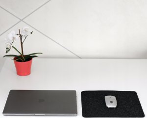 Podkładka Techrebal PODKŁADKA POD MYSZKĘ 26x30 CM GRAFITOWA FILC HQ 3