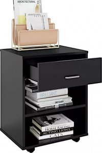 Elior Kontener biurkowy w kolorze czarnym - Bellano 10X 5