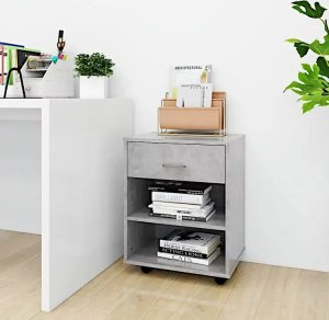 Elior Kontener biurkowy w kolorze szarości betonu - Bellano 7X 4