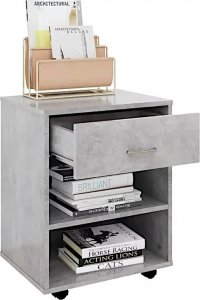 Elior Kontener biurkowy w kolorze szarości betonu - Bellano 7X 5