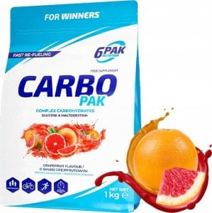 6PAK Nutrition 6PAK Nutrition Carbo Pak 1000g Grapefruit 1