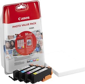Tusz Canon oryginalny tusz CLI-571XL C/M/Y/BK + 50x PP-201 (0332C005) 2