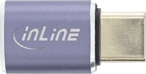 Adapter USB InLine InLine® USB4 Adapter, USB Type-C male/female, aluminium, grey 3
