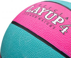 Meteor Piłka koszykowa Meteor LayUp 4 różowo-niebieska 07078 4 3