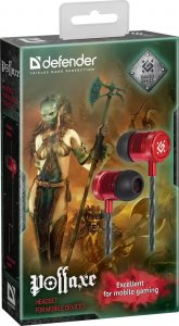 Słuchawki SŁUCHAWKI DEFENDER DOUSZNE Z MIKROFONEM GAMING POLLAXE 2