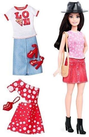 Lalka Barbie Mattel Barbie Fashionistas 40 Pizza Pizzazz Doll & Fashions Petite (DTF03) 1