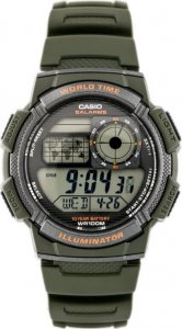 Zegarek ZEGAREK MĘSKI CASIO AE-1000W 3AV (zd073b) - WORLD TIME 1