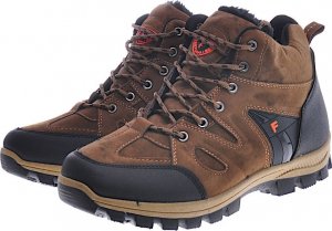 Buty trekkingowe męskie Fudali G4-2 12809 S699 brązowe r. 45 3