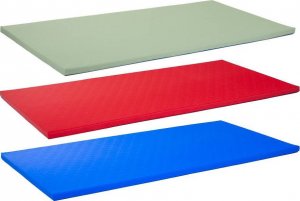 RING MATA TATAMI sportowa gimnastyczna 200x100x4cm + ANTYPOŚLIZG R240 - Oliwkowy 1