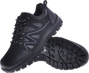 Buty trekkingowe męskie E1-3 12837 T590 czarne r. 44 5