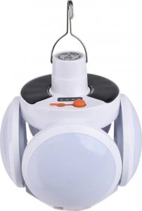 Przenośna lampka solarna kempingowa LED składana piłka led 4-listna Przenośna lampka solarna kempingowa LED składana piłka led 4-listna 2