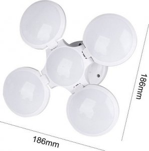 Przenośna lampka solarna kempingowa LED składana piłka led 4-listna Przenośna lampka solarna kempingowa LED składana piłka led 4-listna 8