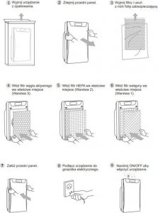 Oczyszczacz powietrza Warmtec Oczyszczacz powietrza Warmtec AP168W + EcoLife Air Sensor 14